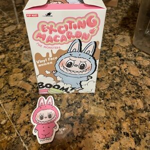 Exciting Macaron Vinyl Face Accessory